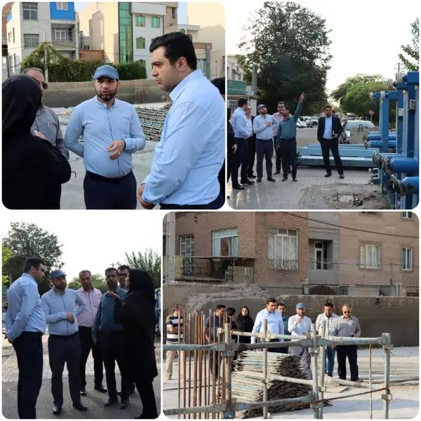 رصد سرپرست سازمان حمل و نقل و ترافیک شهر تهران از پروژه در حال ساخت پارکینگ طبقاتی جوادیه