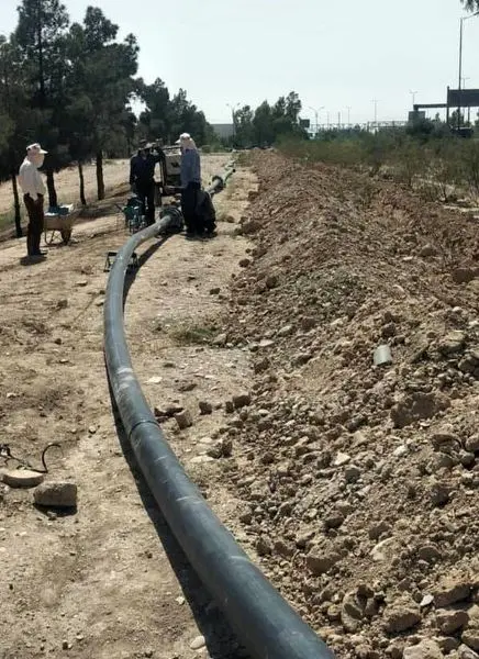 بوستان افرا در منطقه 19 با پساب تصفیه شده آبیاری می شود