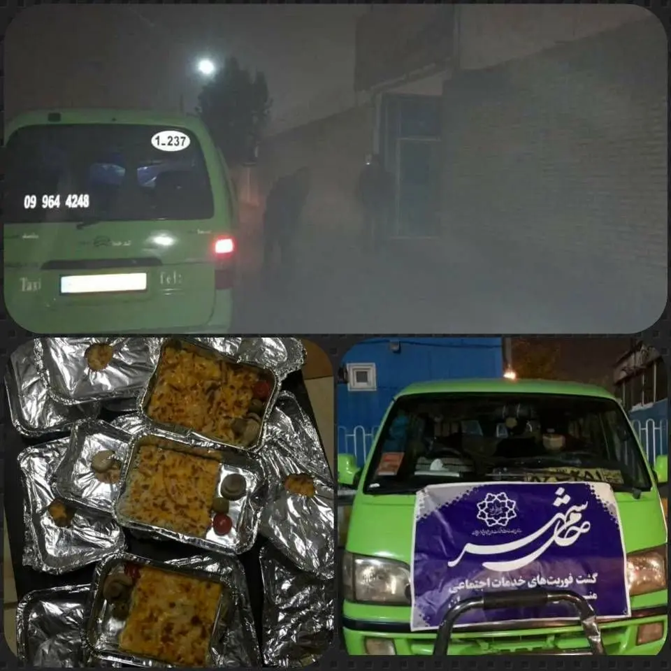 افزایش گشت زنی تیم های ساماندهی افراد بی سرپناه در شبهای برفی و سرد منطقه ۱۵ 