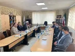 جلسه با نماینده مجلس در واحد صنعتی سپید گچ

