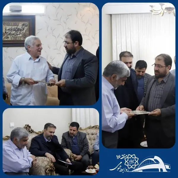 دیدار شهردار منطقه ۱۶ با جانبازان معزز ناحیه ۲