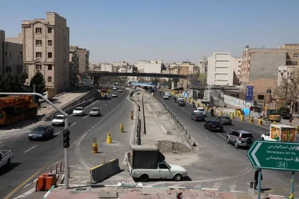 محدوده پل خاقانی تا خیابان جانبازان (گلبرگ) بازگشایی شد