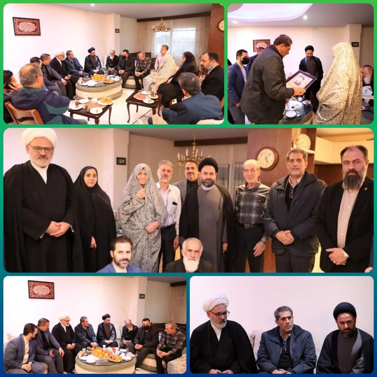 دیدار شهردار منطقه ۱۵ با خانواده شهید مجید نور علیشاهی  

