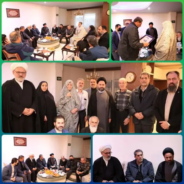 دیدار شهردار منطقه ۱۵ با خانواده شهید مجید نور علیشاهی  

