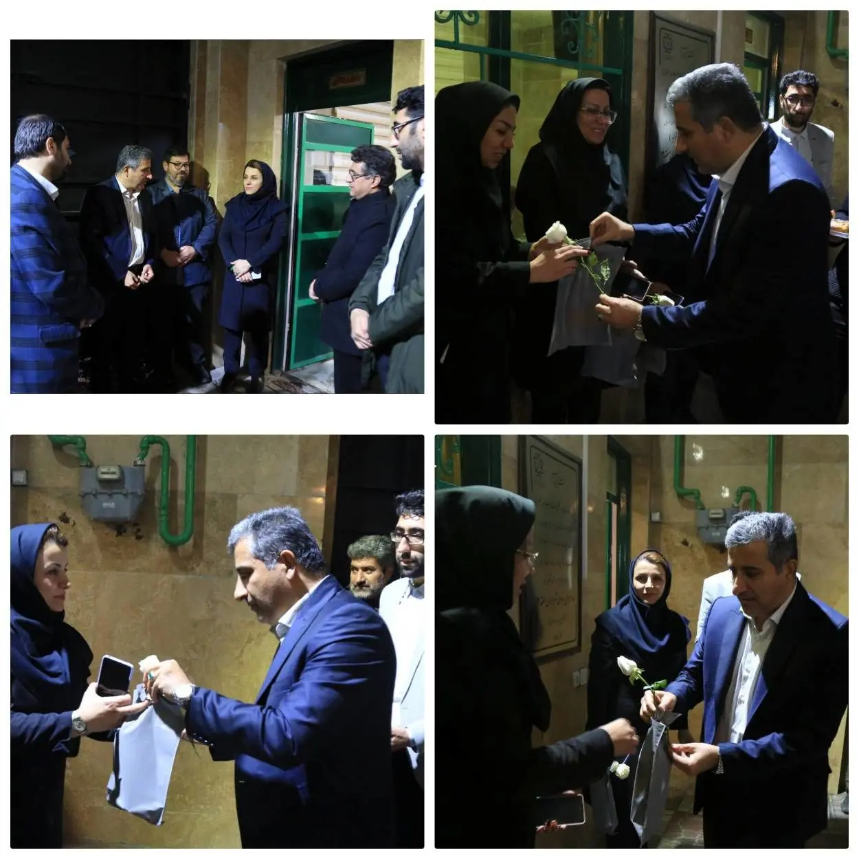 دیدار شهردار منطقه ۱۲ با مددجویان گرمخانه بهار

