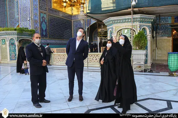 خادمان امور بین‌الملل حرم بانوی کرامت میزبان سفیر استرالیا