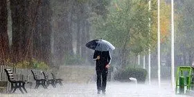 رگبار باران و وزش باد شدید در برخی استانها