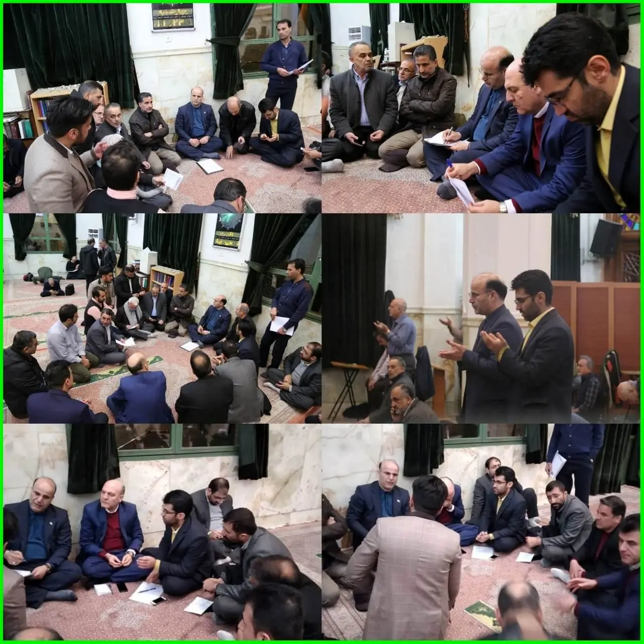 دیدار مردمی  شهردار منطقه شش تهران در مسجد الرحمن

