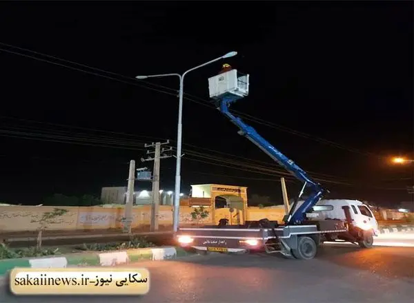 تعویض ۲۰۷ لامپ روشنایی در شهرستان زهک