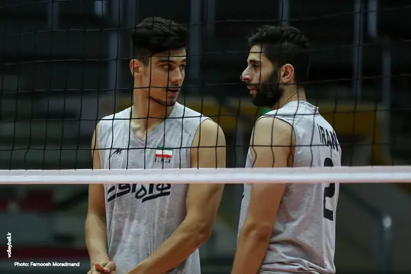 مصاف تیم ملی والیبال ایران با تیم میزبان
