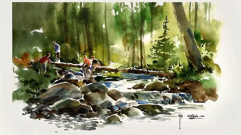 هنر«آب و رنگ» از شبکه سحر

