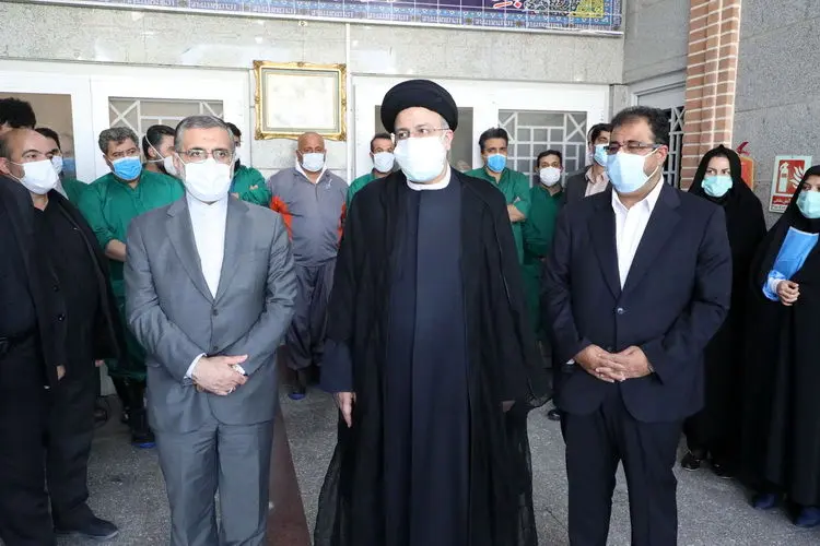 خدا قوت رییس جمهور به پرسنل ایثارگر بهشت زهرای تهران