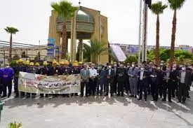 تجدید میثاق کارگران ذوب آهن اصفهان با آرمانهای شهدا