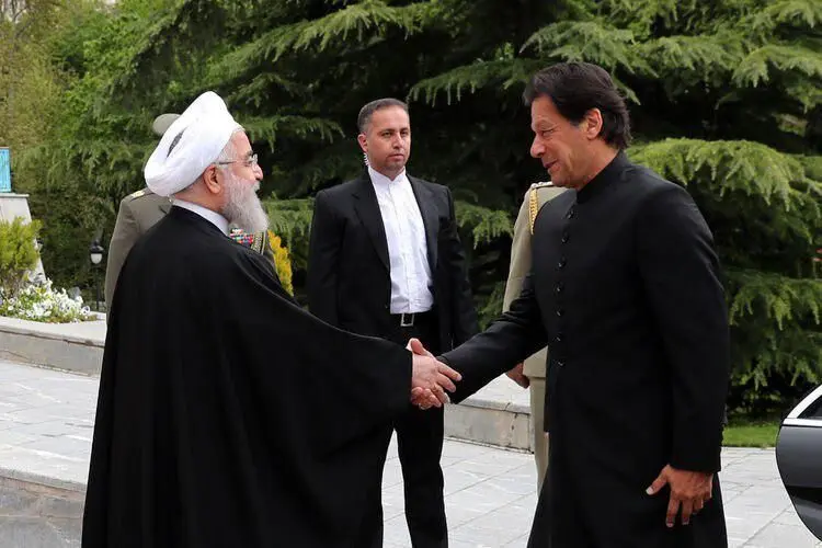 استقبال روحانی از نخست وزیر پاکستان
