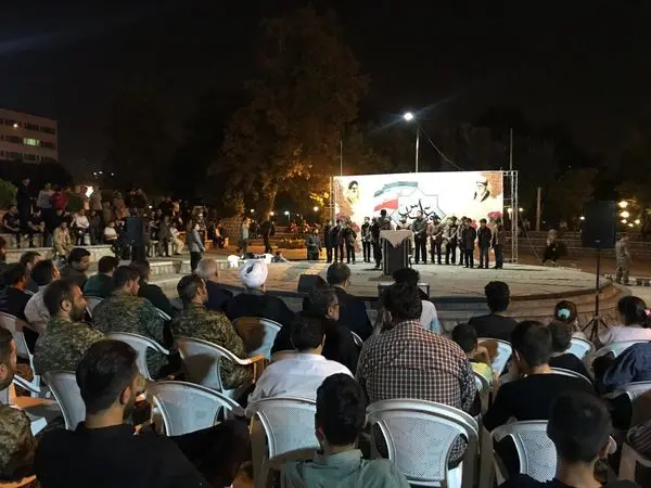 اجرای ویژه برنامه ها ی هفته دفاع مقدس در بخش مرکزی شهر تهران