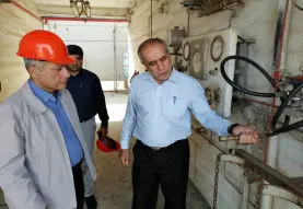 ازدید مجری طرح پدافند غیر عامل شرکت مادرتخصصی تولید نیروی برق حرارتی از نیروگاه بندرعباس 