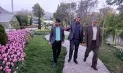بازدید دکتر کریمی شهردار اراک از باغ گل شهرداری