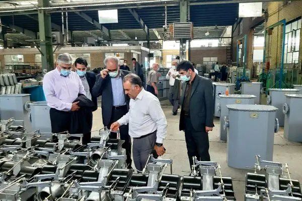 بازدید مدیر کل امور استانهای وزارت صمت و رییس سازمان صنعت، معدن و تجارت استان اصفهان از شرکت گازسوزان

