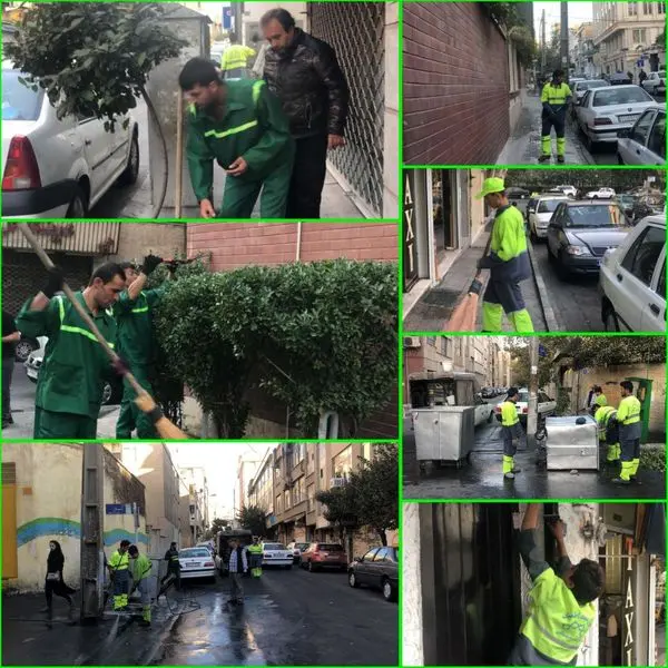 اجرای طرح چهارشنبه پاک در محله فاطمی

