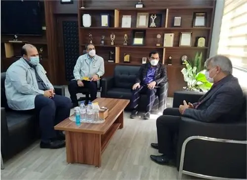 دیدار مدیرعامل فولاد خوزستان با شهردار کارون

