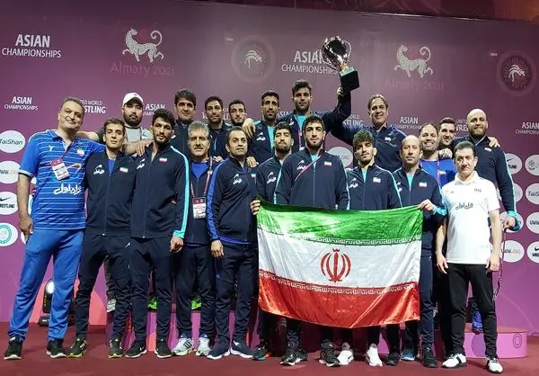 پهلوانان کشتی آزاد ایران با حمایت همراه اول «قهرمان آسیا» شدند