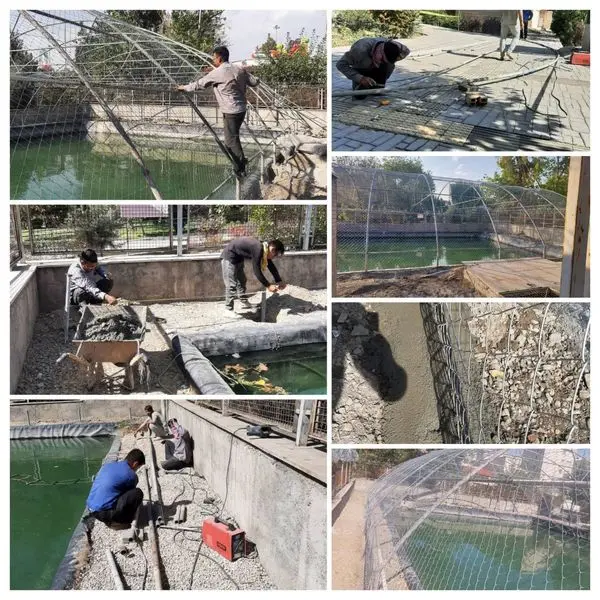  ​اجرای عملیات ایمن سازی مخازن تامین آب فضای سبز بوستان‌ها در منطقه ۲۱