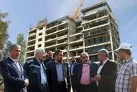 بازدید رئیس صندوق توسعه ملی و نمایندگان مجلس از پروژه هتل سیرجان