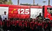 کودکان منطقه ۲، سفیران ایمنی و آتش‌نشانی شدند

