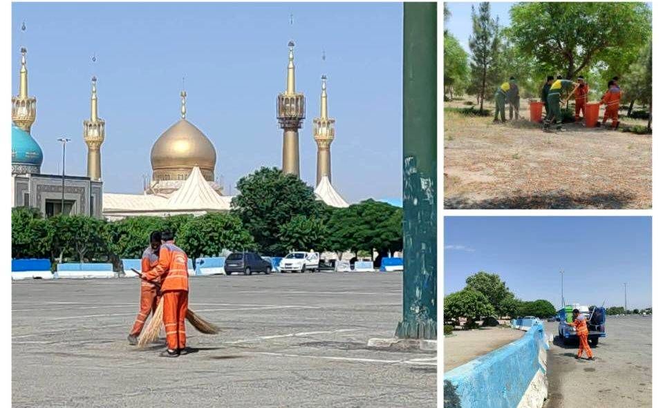 آغاز عملیات آماده‌سازی حرم مطهر امام خمینی (ره) برای مراسم چهاردهم خرداد

