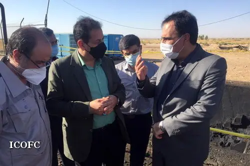 مدیرعامل شرکت نفت مناطق مرکزی ایران عازم منطقه چشمه خوش شد
