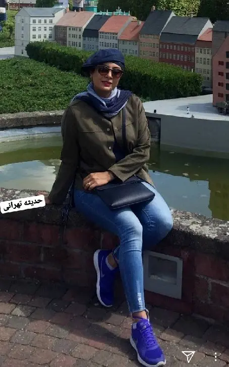 ادامه گشت و گذار حدیثه تهرانی در اروپا+عکس