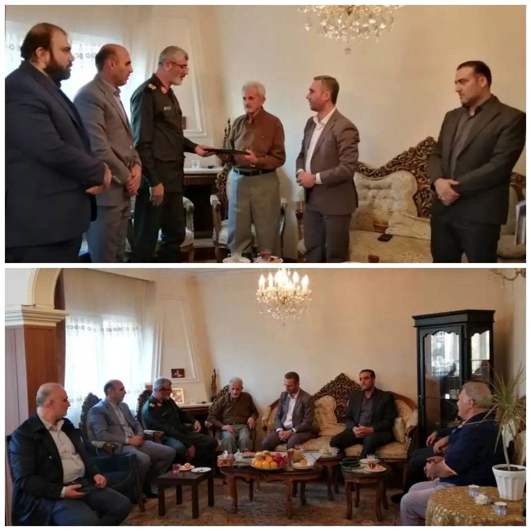 دیدار شهردار منطقه ۲۱ از خانواده معظم "شهید علیرضا اصلانی " 

