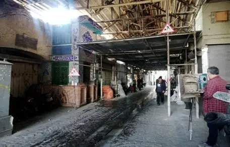 ساماندهی جداره های بازارچه نائب‌السلطنه

