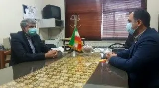 دیدارنماینده مجلس شورای اسلامی از مدیریت منابع آب شهرستانهای فومن و شفت