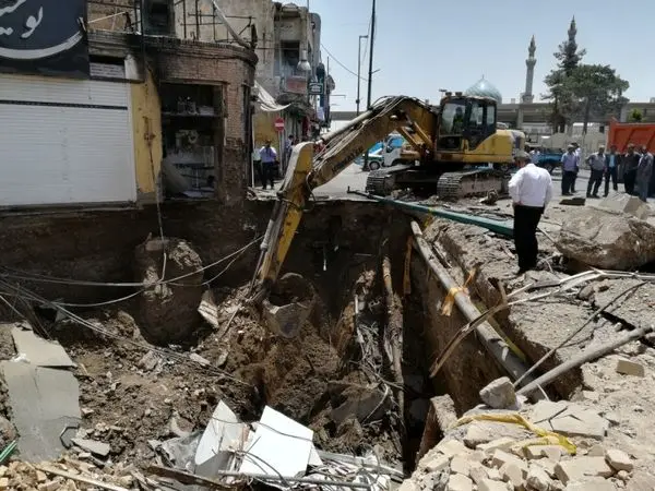 انفجار و نشست زمین صبح امروز درقم تلفاتی نداشته است