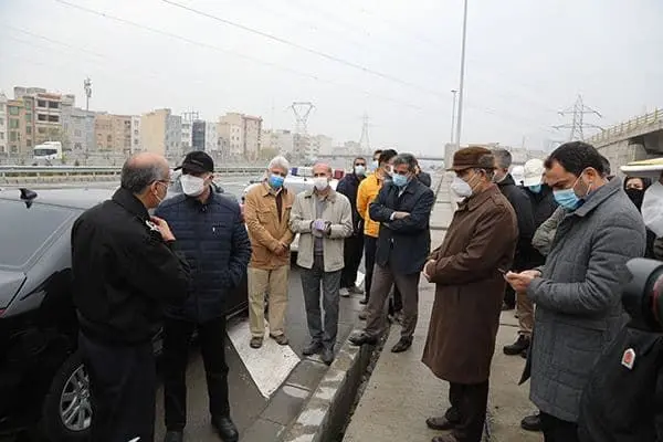 بازدید رئیس پلیس راهور تهران بزرگ از فاز دوم بزرگراه شهید نجفی رستگار

