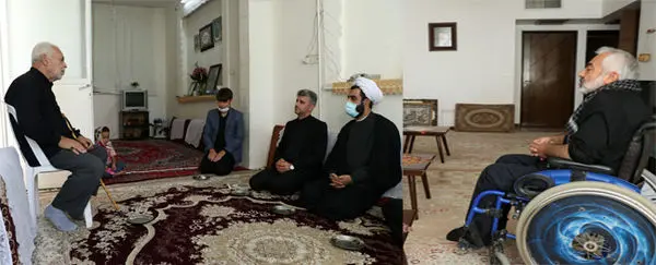 دیدار و گفتگو هیات رئیسه دانشگاه صنعتی قم با خانواده های معظم شهدا و جانبازان