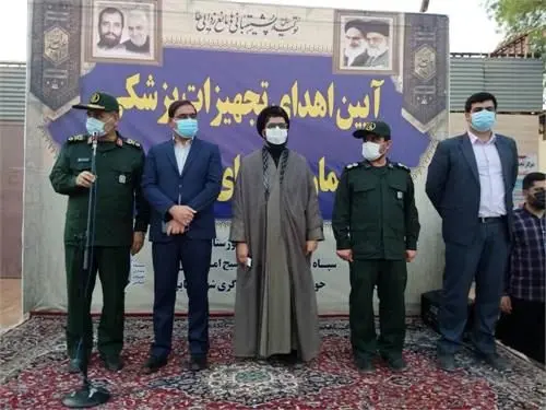 آئین اهدای تجهیزات پزشکی به بیمارستان های کرونایی از سوی شرکت فولاد خوزستان

