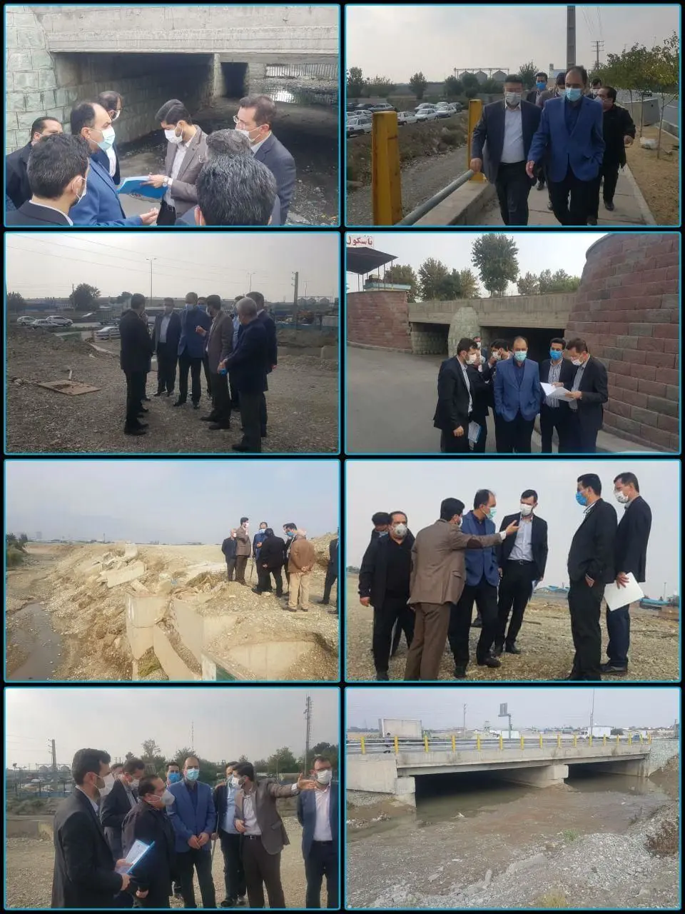 بازدید و نظارت شهردار منطقه۲۱ از روددره قوری چای و نقاط آبگیر