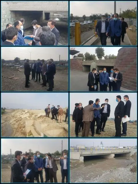 بازدید و نظارت شهردار منطقه۲۱ از روددره قوری چای و نقاط آبگیر