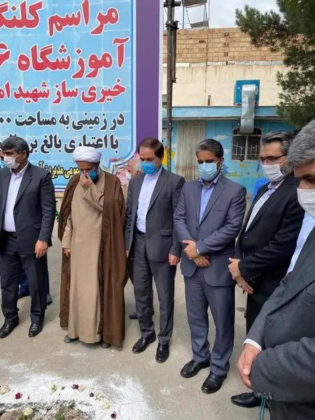 کلنگ زنی آموزشگاه 6 کلاسه شهید شفیعی روستای امین‌آباد قرچک ورامین

