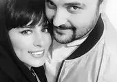 ژست عاشقانه بازیگر مشهور و همسرش+عکس

