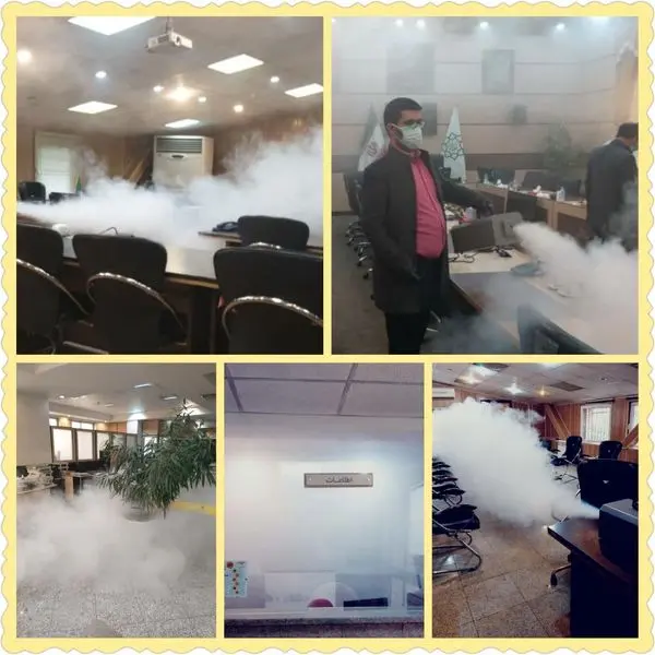 ضد عفونی و پاکسازی محیطی با بهره گیری از ابزار نوین

