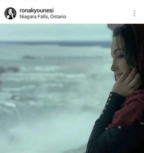 خانم بازیگر خارج نشین و همسرش در رستوران+عکس
