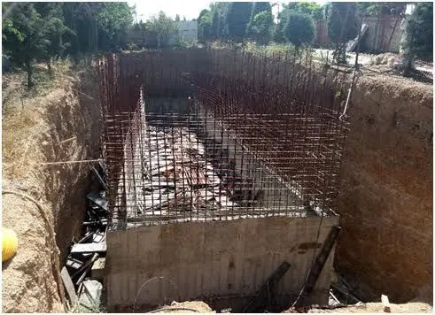 احداث مخازن بتنی ذخیره آب فضای سبز در منطقه 4

