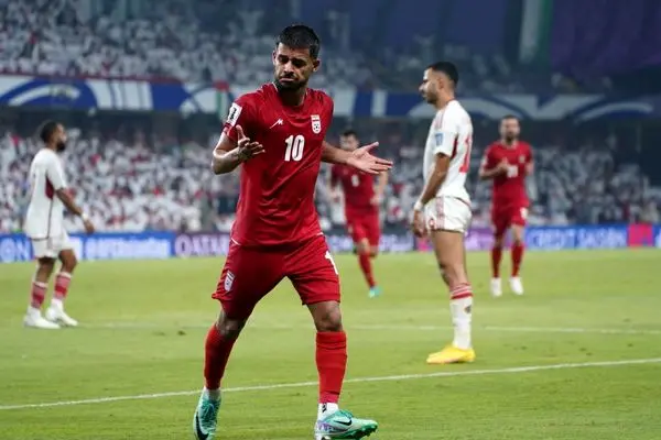 قایدی بهترین بازیکن دیدار امارات و ایران شد