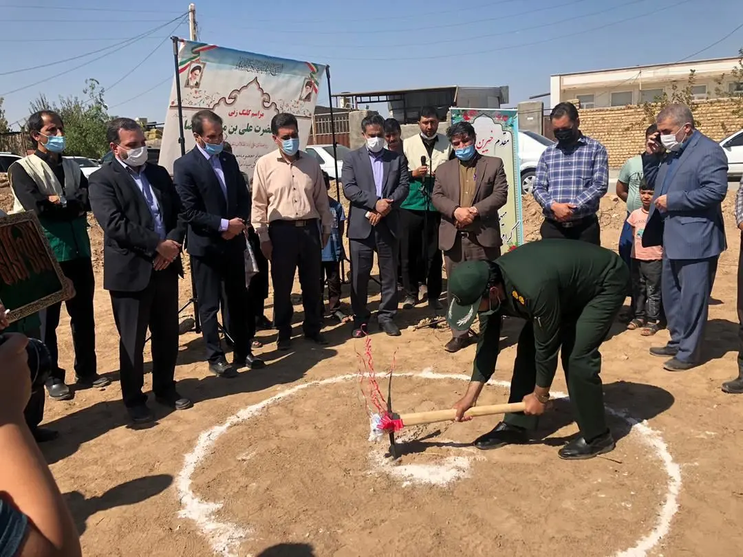 آغاز احداث مدرسه سه کلاسه در روستای علی آباد انقلاب