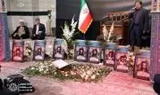 یادبود هشت شهید جنگ رمضان در مسجد جامع فاطمیه با حضور شهردار منطقه۸