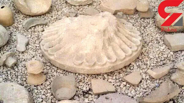 فردی که با خونسردی پایه ستون هخامنشی را دزدید+ عکس