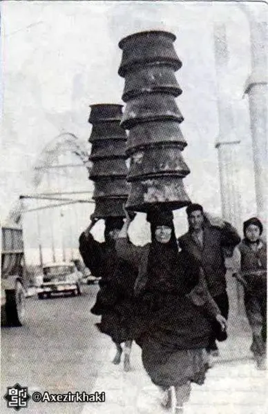 مهارت عجیب بانوان سرشیر فروش در اهواز+عکس